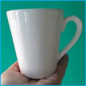 Taza milenuim  blanca